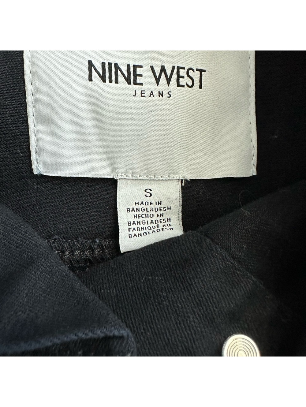 Nine West Black Denim Jacket - Picture 4 of 4